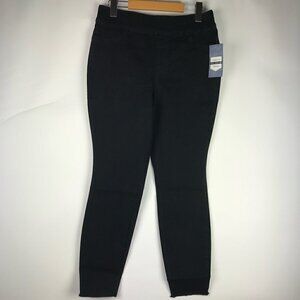 NWT - Nina Leonard, Women’s Denim Slim Leg Ankle Pant in Black. Size: S